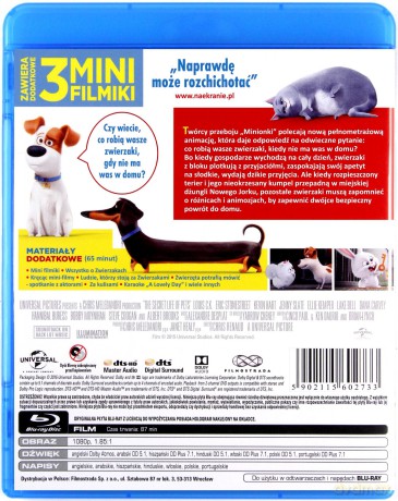 Sekretne życie zwierzaków domowych [Blu-Ray]
