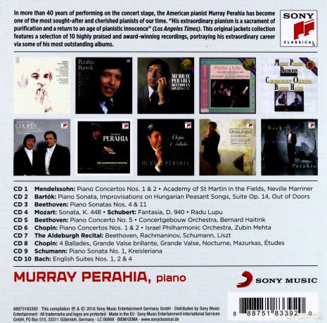 Murray Perahia: The Art of Murray Perahia [10CD]