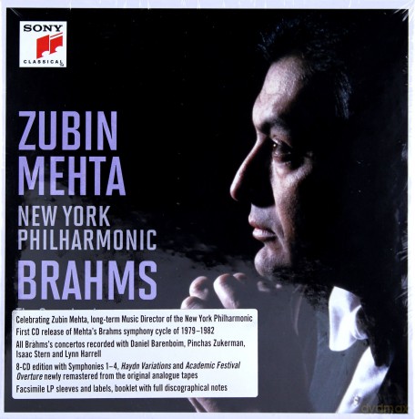 Zubin Mehta: Zubin Mehta Conducts Brahms [8CD]