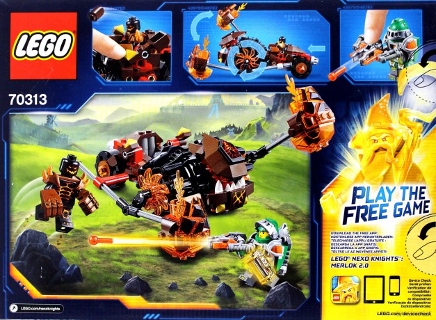 LEGO Nexo Knights Lawowy rozłupywacz Moltora (70313) [KLOCKI]
