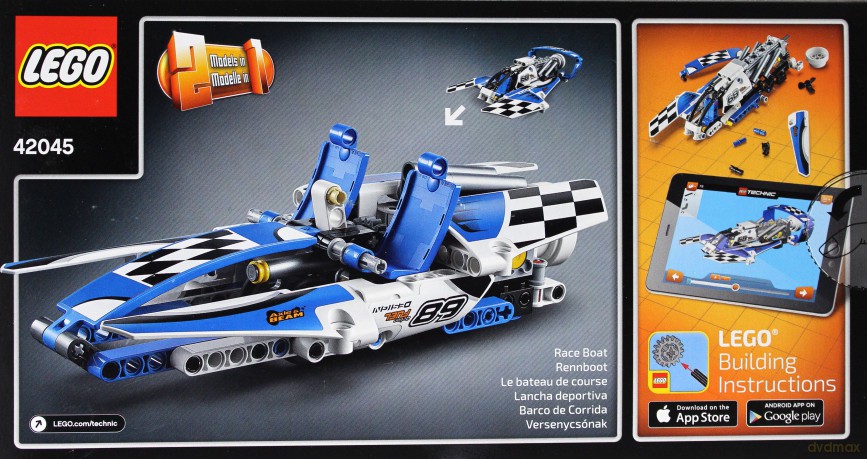 LEGO Technic Wyścigowy wodolot (42045) [KLOCKI]