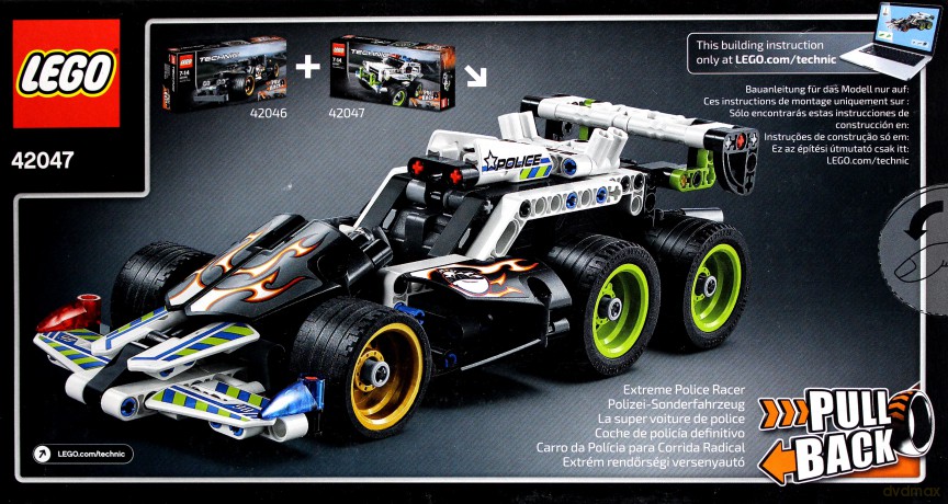 LEGO Technic Radiowóz pościgowy (42047) [KLOCKI]