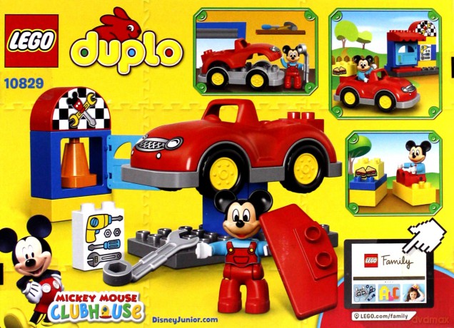 LEGO DUPLO Disney Warsztat Myszki Mickey (10829) [KLOCKI]