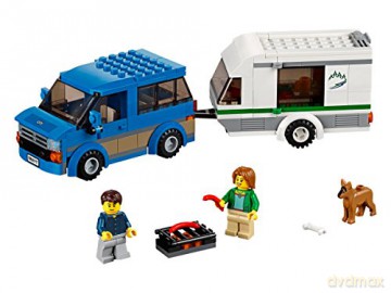 LEGO City Van z przyczepą kempingową (60117) [KLOCKI]