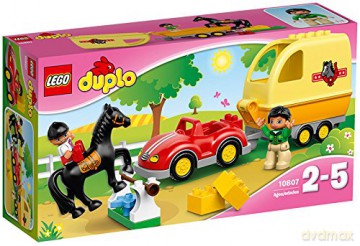 LEGO DUPLO Town Przyczepa dla koni (10807) [KLOCKI]