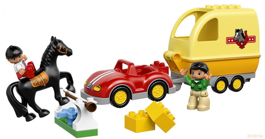 LEGO DUPLO Town Przyczepa dla koni (10807) [KLOCKI]
