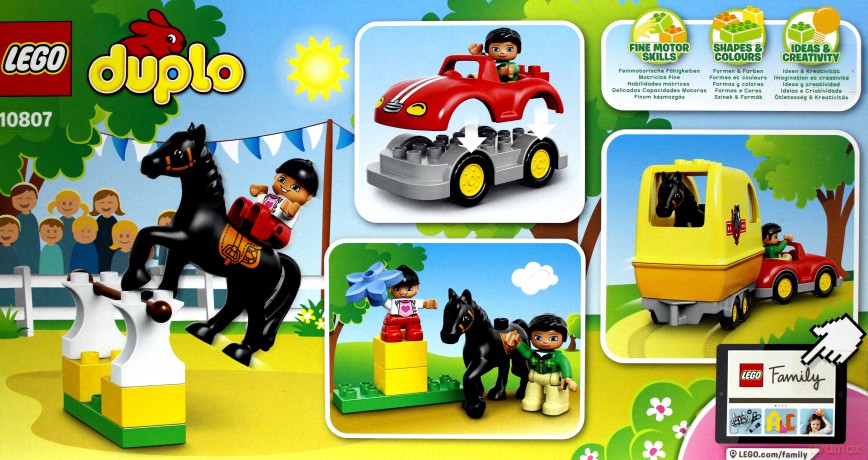 LEGO DUPLO Town Przyczepa dla koni (10807) [KLOCKI]