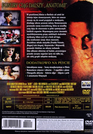 Anatomia 2 edycja specjalna [DVD]