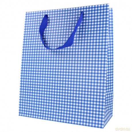 Torba 36x32x12,5 - kratka niebieska