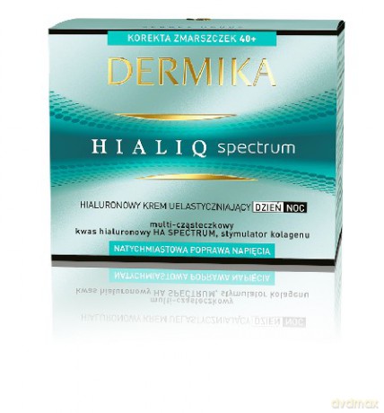 Dermika HialiQ Spectrum 40+ Hialuronowy krem uelastyczniający na dzień i noc 50ml