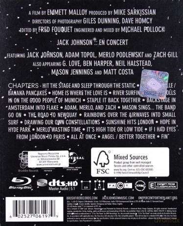Jack Johnson: En Concert (digipack) [Blu-Ray]