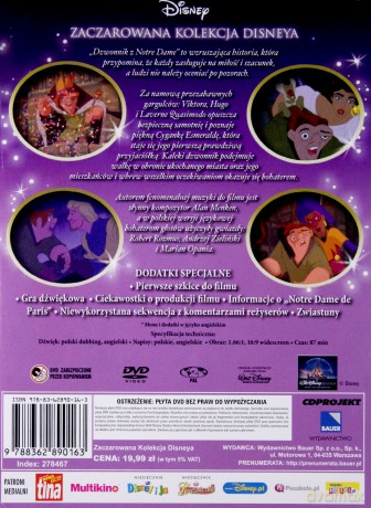 Dzwonnik z Notre Dame (Disney) (booklet) [DVD]