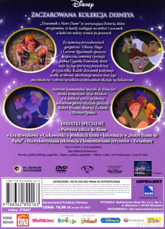 Dzwonnik z Notre Dame (Disney) (booklet) [DVD]