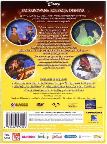 Planeta skarbów (Disney) (booklet) [DVD]