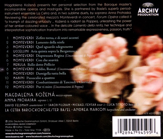 Magdalena Kozena: Monteverdi [CD]