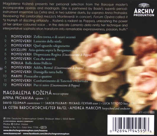 Magdalena Kozena: Monteverdi [CD]