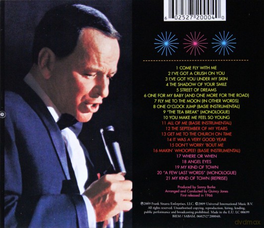 Frank Sinatra: Sinatra At The Sands [CD]