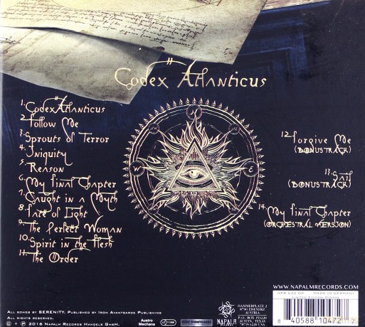 Serenity: Codex Atlanticus (Limited Edition) (digipack) [CD]