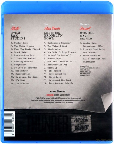 Thunder: All You Can Eat [Blu-Ray]+[CD]