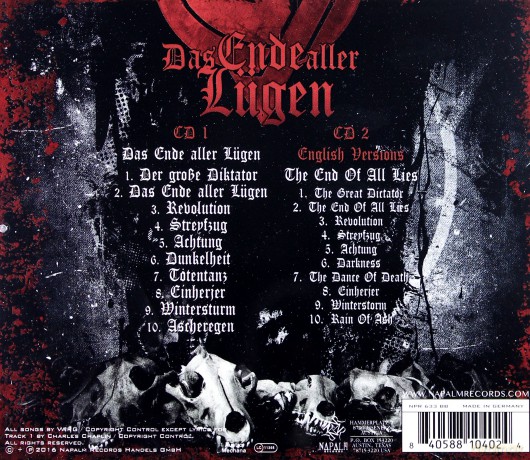 Varg: Das Ende Aller Lugen [2CD]