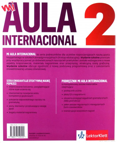 Aula Internacional 2 podręcznik [KSIĄŻKA]