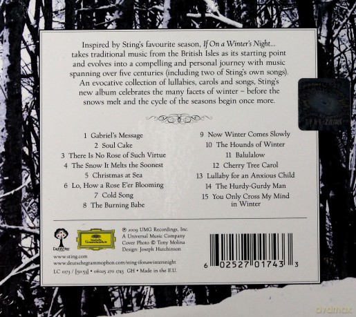 Sting: If On A Winter's Night (ecopack) [CD]