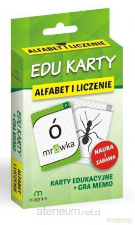 Edu karty. Alfabet i liczenie [KSIĄŻKA]
