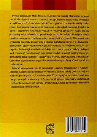 Edukacja w systemie Marii Montessori (Tom 1 i 2) - Sabina Guz [KSIĄŻKA]