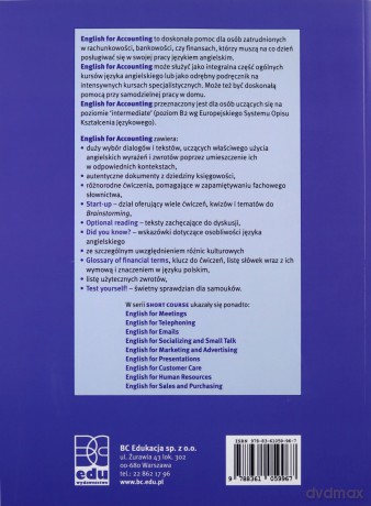 English for Accounting [KSIĄŻKA]