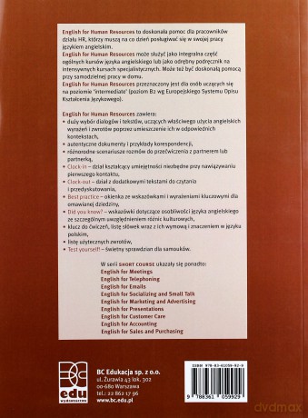 English for Human Resources - Pat Pledger [KSIĄŻKA]