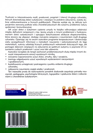 Jak uczyć dzieci z autyzmem czytania umysłu - Patricia Howlin, Simon Baron-Cohen, Julie Hadwin [KSIĄŻKA]