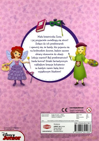 Jej Wysokość Zosia. Ubieranki z naklejkami [KSIĄŻKA]