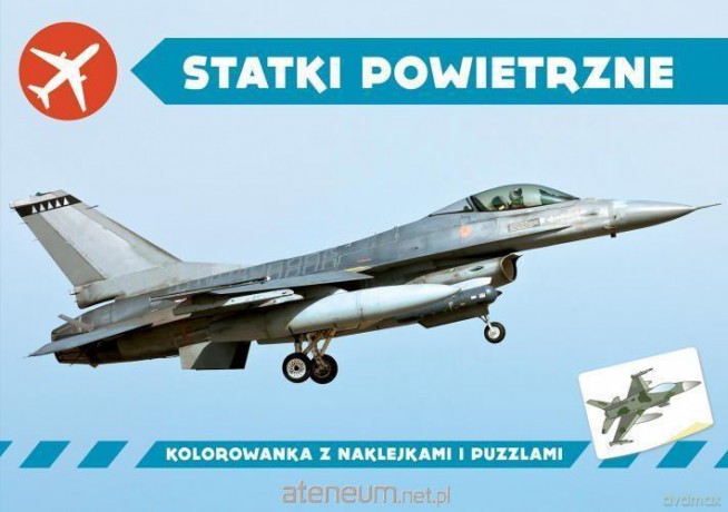 Kolorowanka z naklejkami. Statki powietrzne [KSIĄŻKA]