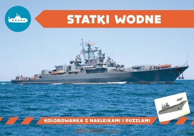 Kolorowanka z naklejkami. Statki wodne [KSIĄŻKA]