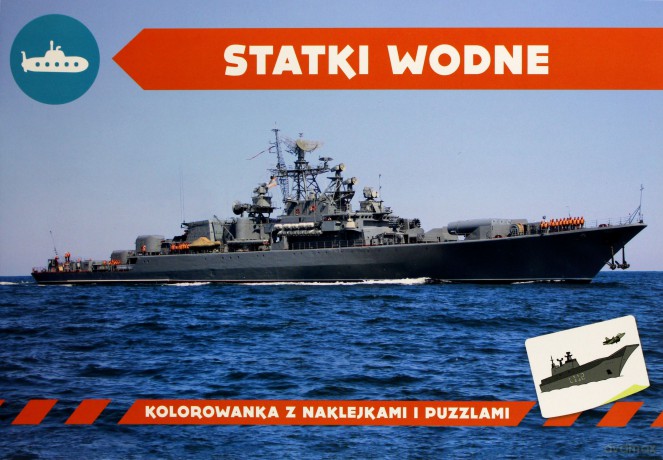 Kolorowanka z naklejkami. Statki wodne [KSIĄŻKA]