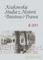 Krakowskie Studia z Historii (Tom 8) zeszyt 3 [KSIĄŻKA]