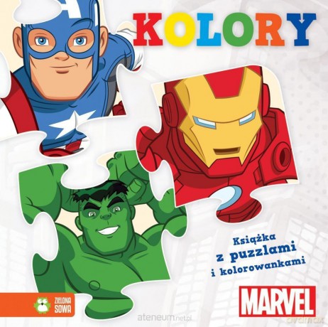 Książka z puzzlami i kolorowankami. Kolory [KSIĄŻKA]