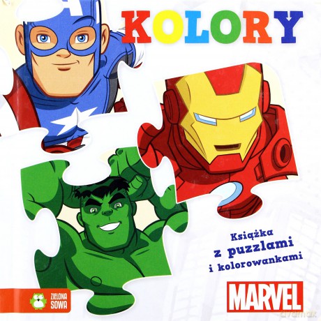 Książka z puzzlami i kolorowankami. Kolory [KSIĄŻKA]