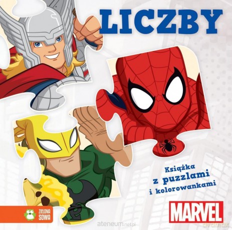 Książka z puzzlami i kolorowankami. Liczby [KSIĄŻKA]