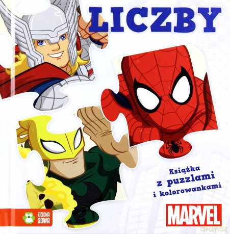 Książka z puzzlami i kolorowankami. Liczby [KSIĄŻKA]