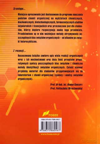 Laboratorium chemii organicznej metody [KSIĄŻKA]