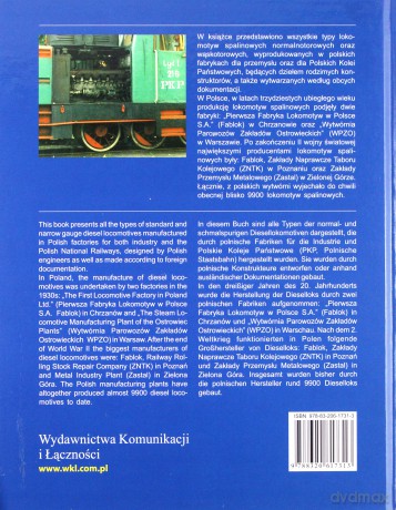 Lokomotywy spalinowe produkcji polskiej - Bogdan Pokropiński [KSIĄŻKA]