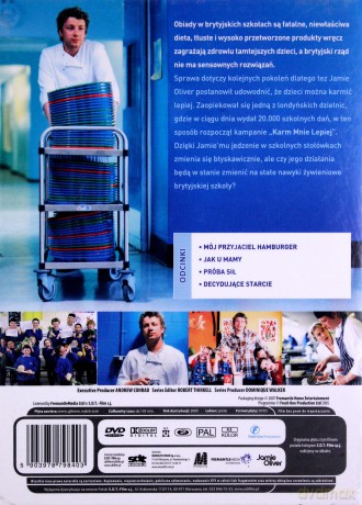 Jamie Oliver: Jamie w szkolnej stołówce (digipack) [DVD]