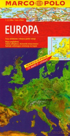 Mapa drogowa - Europa [KSIĄŻKA]