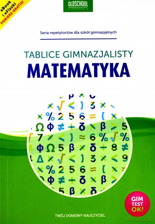 Matematyka. Tablice gimnazjalisty [KSIĄŻKA]