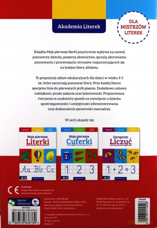 Moje pierwsze literki [KSIĄŻKA]