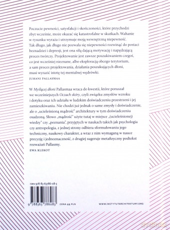 Myśląca dłoń - Juhani Pallasmaa [KSIĄŻKA]