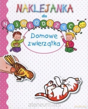 Naklejanka dla najmłodszych. Domowe zwierzęta - Christophe Hublet, Sylvie Michelet [KSIĄŻKA]