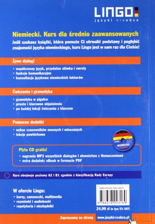 Niemiecki. Kurs dla średnio zaawansowanych - Ewa Karolczak, Tomasz Sielecki [KSIĄŻKA]