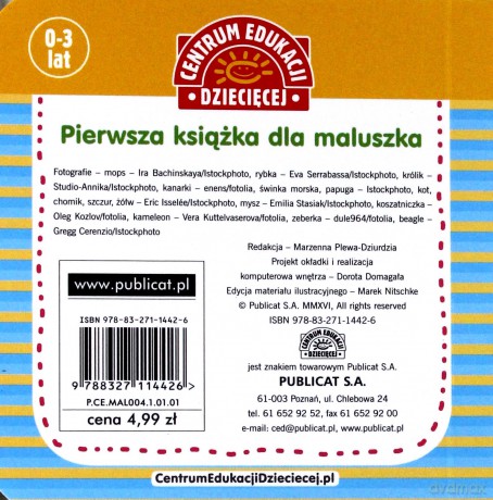 Pierwsza książka dla maluszka. Zwierzęta domowe [KSIĄŻKA]